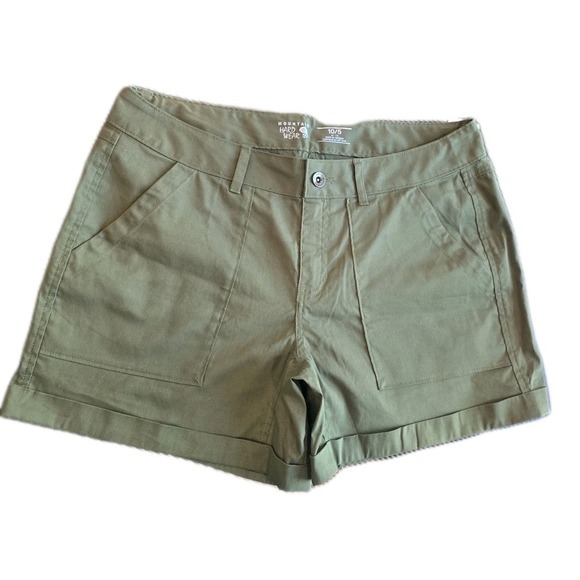 Mountain Hardwear Pants - Mountain Hardwear Women's AP Utility Hiking Shorts Moss Green Size 10 Gorpcore